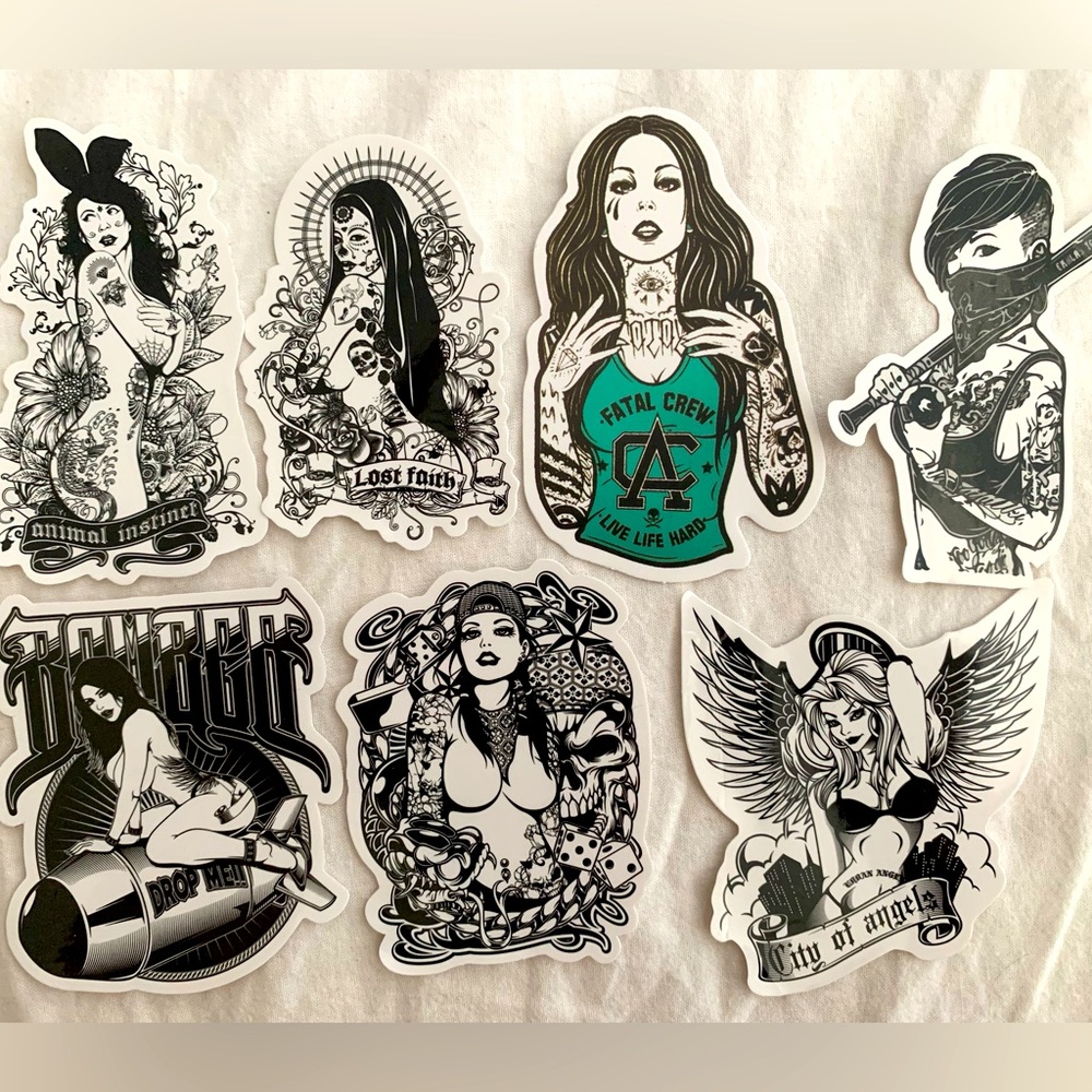 FREE w/$25 purchase - 7 sticker set